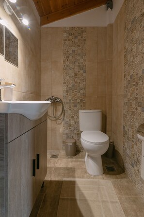 Hair dryer, towels, soap, toilet paper - Fillio luxury villa (Αδελιανός Κάμπος)