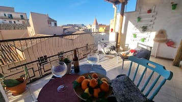 Cobertura panorâmica | 1 quarto, roupas de cama premium, edredons de pluma