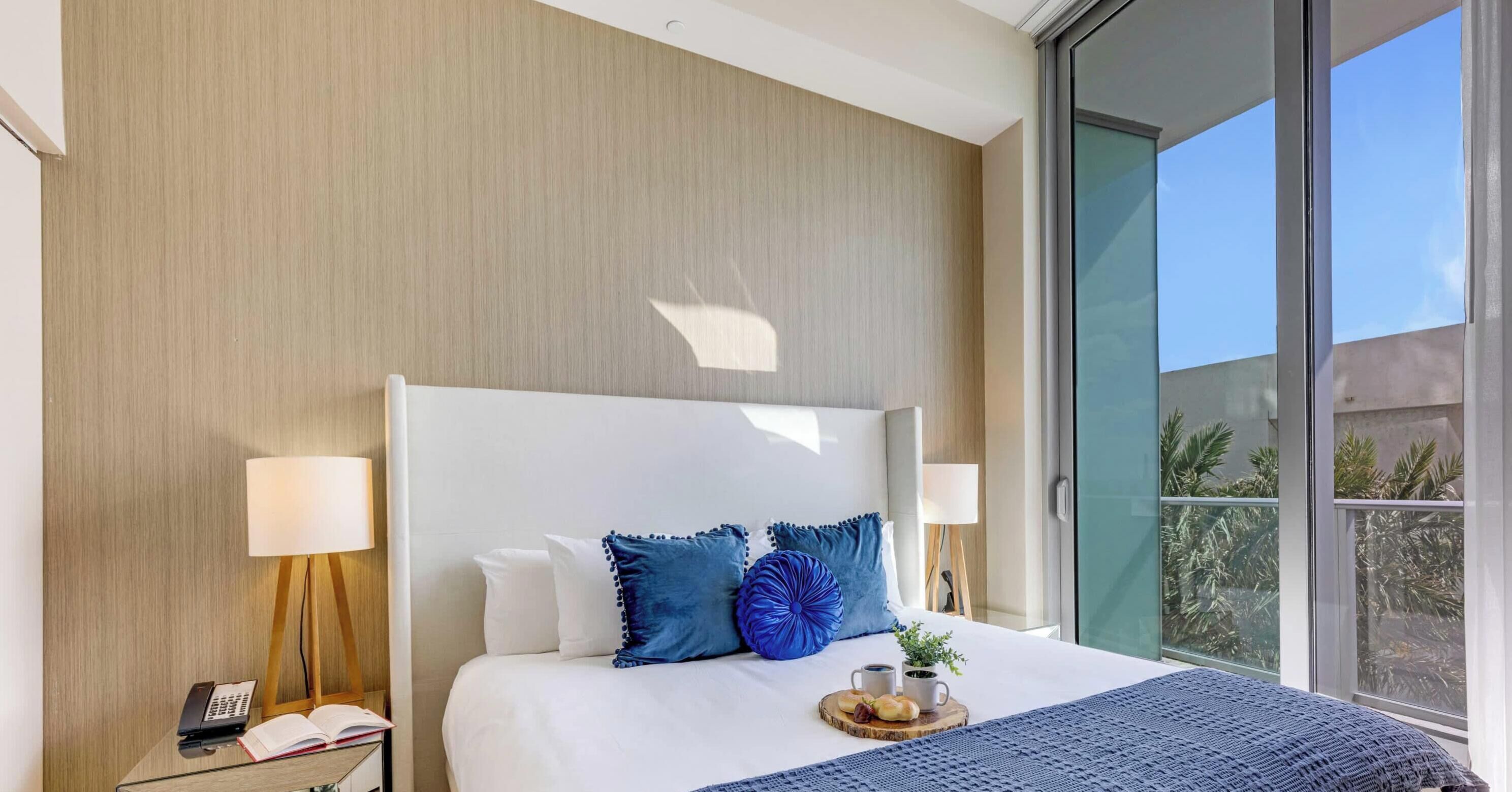 1 bedroom, desk, iron/ironing board, travel cot