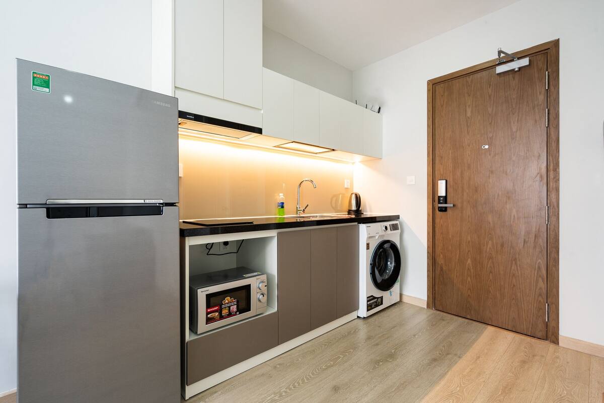 Standard Apartment, City View | Private kitchen
