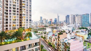 Balcony view - Fusion Riverside Apart Near Ben Thanh (Ho Chi Minh City)