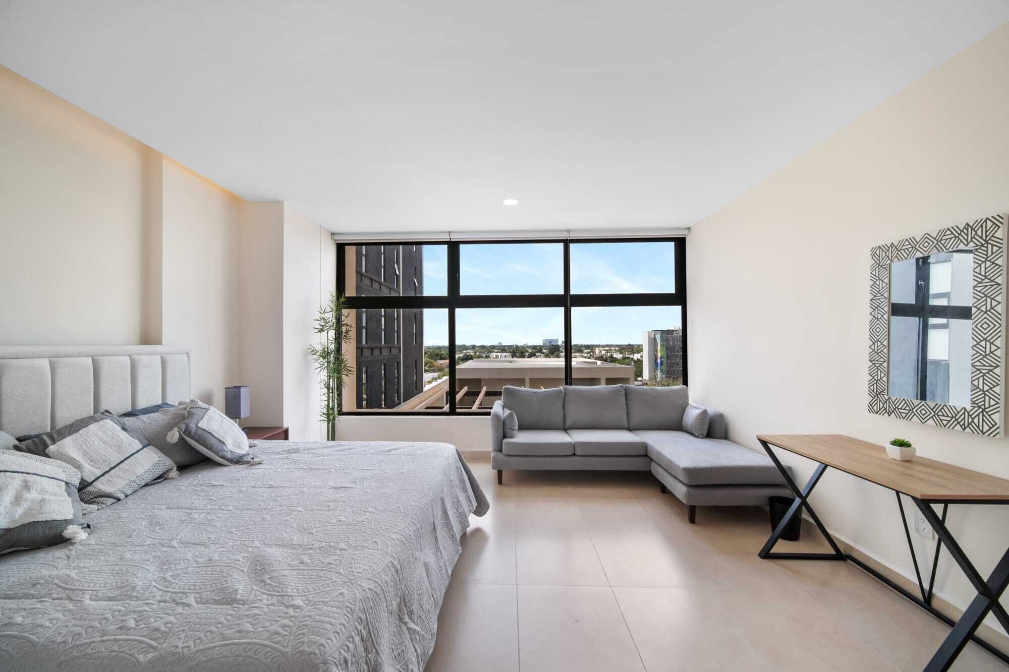 1 habitación, wifi, ropa de cama y acceso para silla de ruedas 