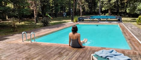 Indoor pool, outdoor pool