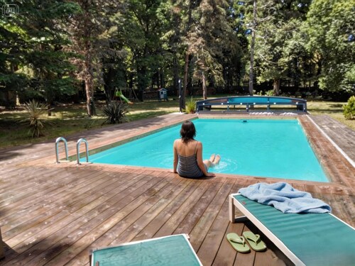 Le Petit Refuge: Cocon Douillet Pour 2, au Calme Dans la Forêt Piscine Partagée
