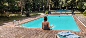 Le Petit Refuge: Cocon Douillet Pour 2, au Calme Dans la Forêt Piscine Partagée
