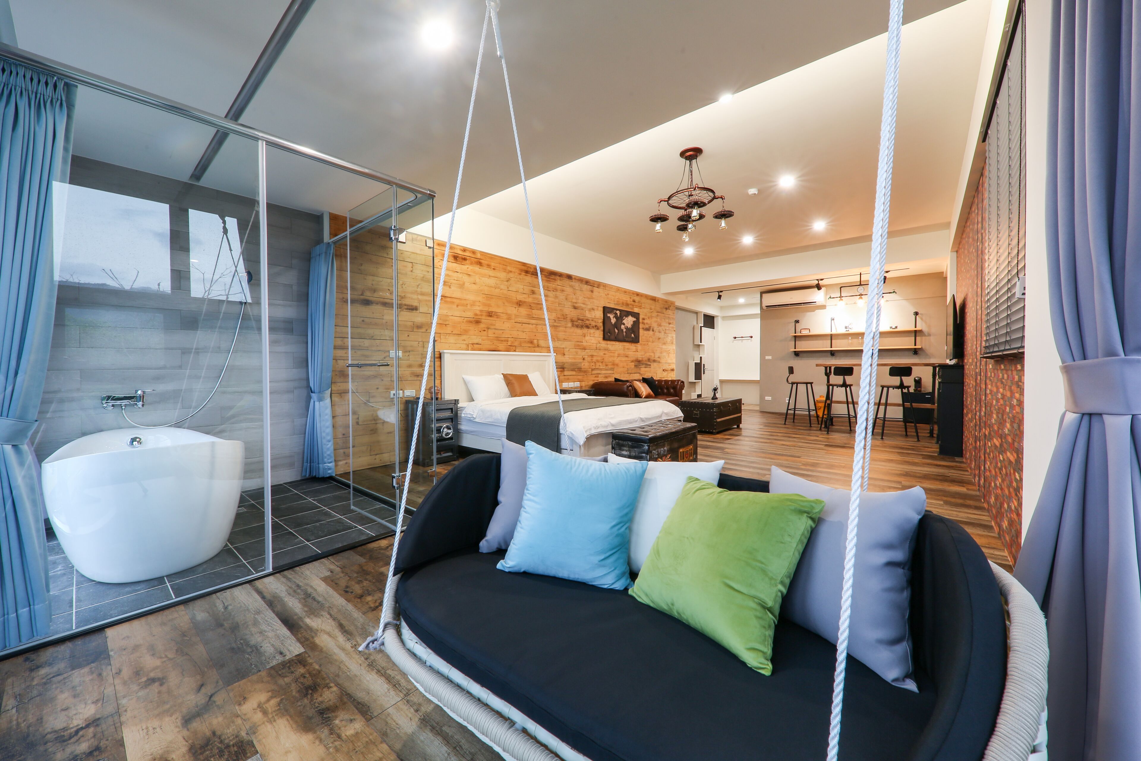 独特双人房, 部分海洋景观 | 特色装修、隔音、免费 WiFi、床单