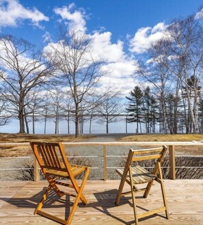 Terrace/patio - Newbury Neck Cottage-Beachfront! (Surry)