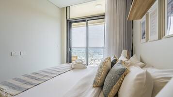 Apartemen Deluks | 1 kamar tidur, brankas, setrika/meja setrika, dan Wi-Fi gratis