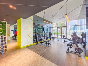Gym -  Modern and Cozy Condo With Unobstructed City Views (Dubai)