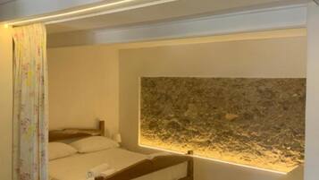 Loft, patio, vue piscine