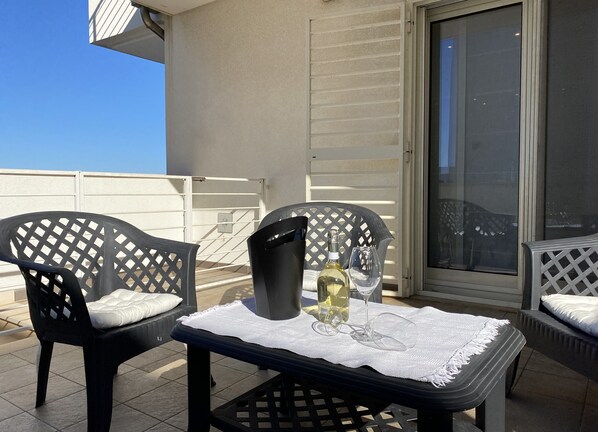 Dobbeltrom – deluxe | Terrasse/patio