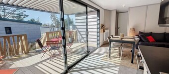 Charming Cottage near Beach in Jullouville - Heated Pool, Terrace, and Private Parking