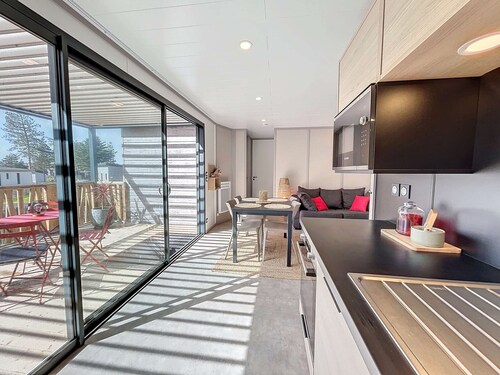 Charming Cottage near Beach in Jullouville - Heated Pool, Terrace, and Private Parking