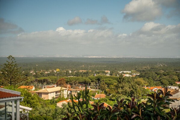 Vue depuis lâhĂ©bergement