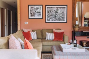 Smart TV, fireplace, stereo - Cara -  a lodge that sleeps 6 guests  in 3 bedrooms (Richmond)