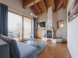 Apartamento panorâmico | Área de estar