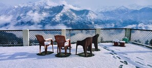 Blick auf die Berge