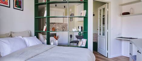 1 bedroom, iron/ironing board, free WiFi, bed sheets