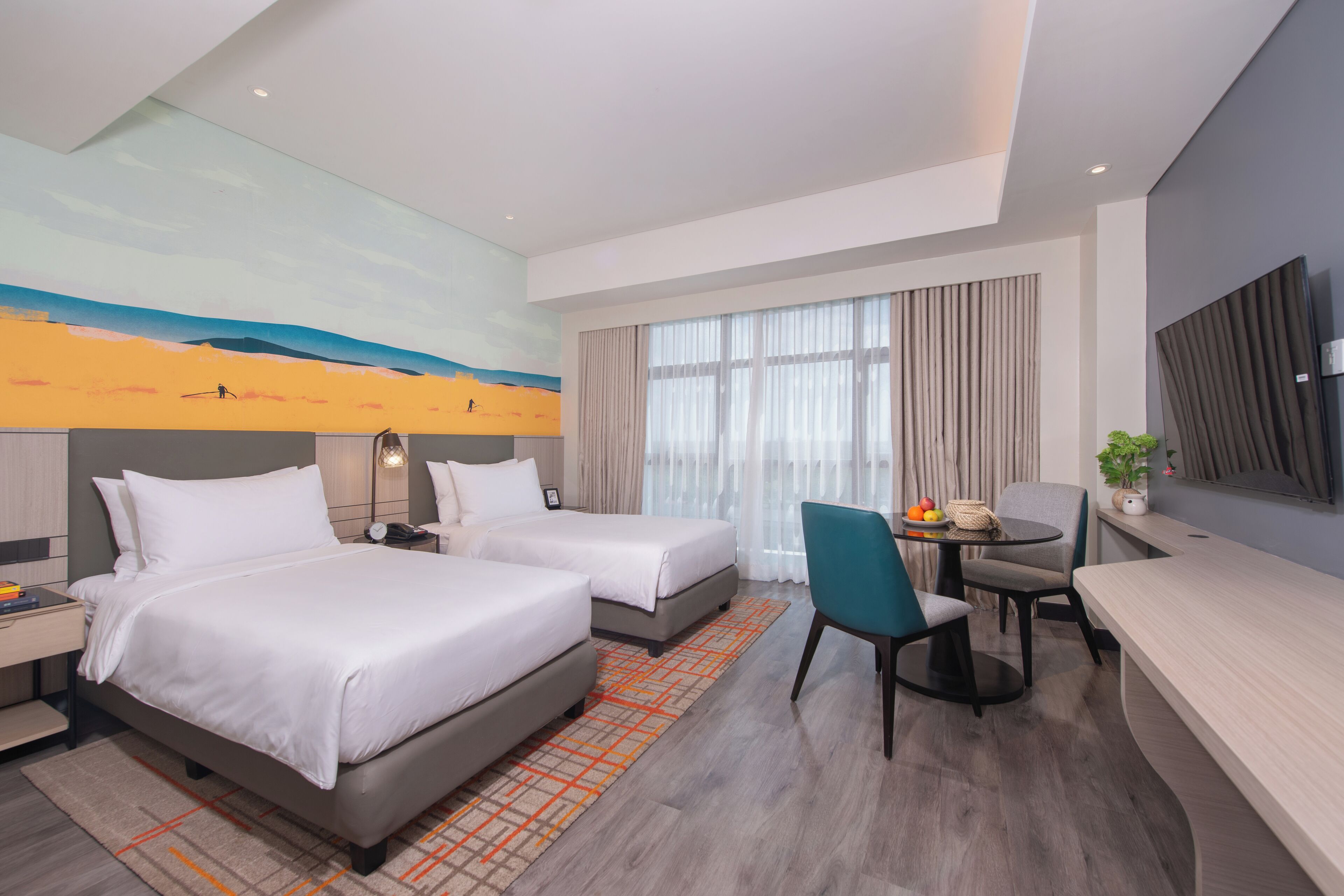 In-room safe, individually furnished, desk, laptop workspace