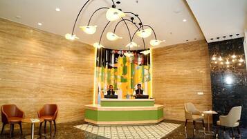 Sala de estar en el lobby