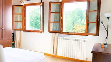 Panoramic-Villa, Hügelblick | 2 Schlafzimmer, Bettwäsche aus ägyptischer Baumwolle