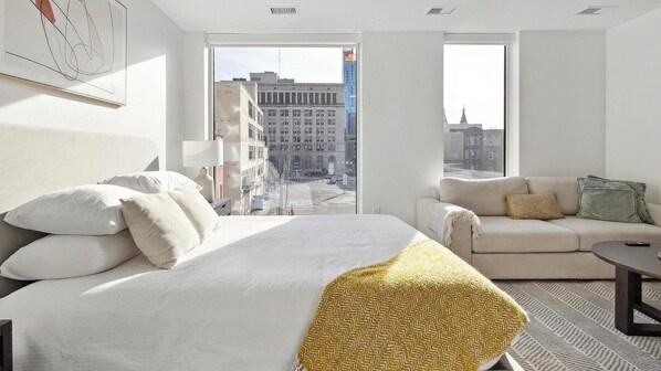 1 bedroom, desk, iron/ironing board, Internet