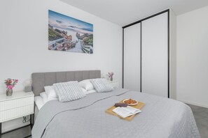 Apartamento, 1 quarto, sacada | 1 quarto, roupa de cama