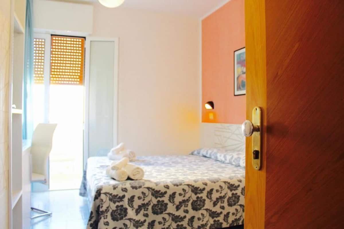 Camera DUS / Matrimoniale / Due Letti Standard Con Balcone | 1 bedroom, hypo-allergenic bedding, minibar, desk