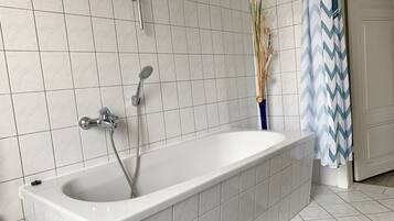 Towels, soap, toilet paper