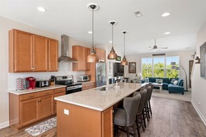 Fridge, microwave, oven, stovetop - New Listing Bethany Beach 5BR, 4 Bath Luxury House in Tidal Walk - Just 1 Mile+ (Millville)