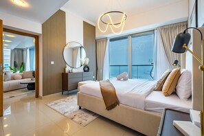 3 bedrooms, in-room safe, iron/ironing board, free WiFi - Luxury 3BR in Ocean Heights, Dubai Marina by Deluxe Holiday Homes (Dubai)