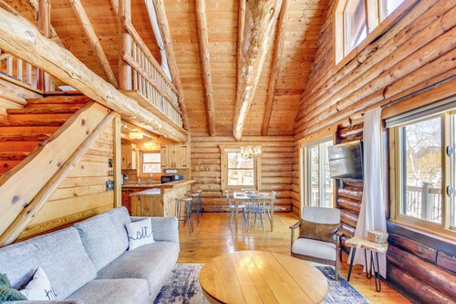 Lakefront Park Rapids Cabin w/ Decks & Boat Dock!