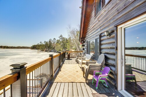 Lakefront Park Rapids Cabin w/ Decks & Boat Dock!