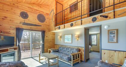 Fire Pit + Lake View: Cozy Park Rapids Cabin