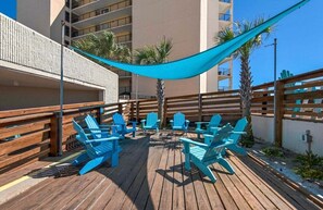 Terrace/patio - Top of the Gulf A411–Gulf Views–Sleeps 4 (Panama City Beach)