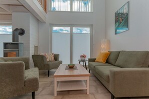 TV connectée, cheminée