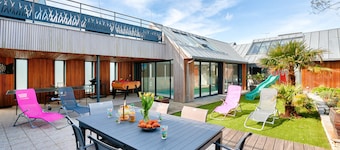 600 m from beach - House with pool - 5 guests