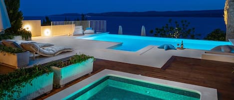 Una piscina riscaldata