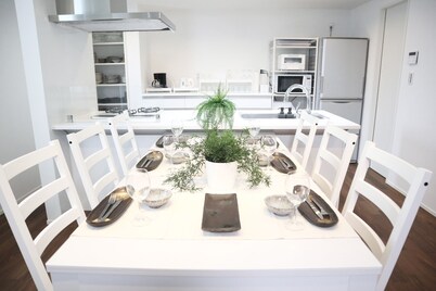 New construction / Detached house / Max 10 people / Yotsugi 4min / Sky Tree 5min / Asakusa 8min / Free parking / Haneda Narita