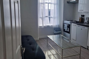 Living area - Quiet 1Br Retreat- Fast Internet- Walk-in Shower (Cork)