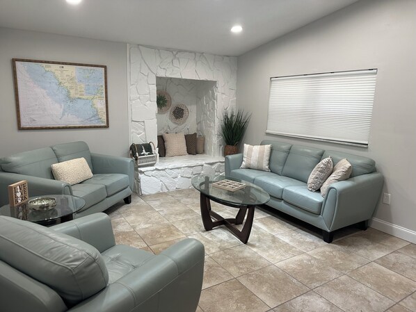 Interior - Totally Renovated near Pete's Pier with Trailer Parking Walk to Three Sisters!! (Crystal River)