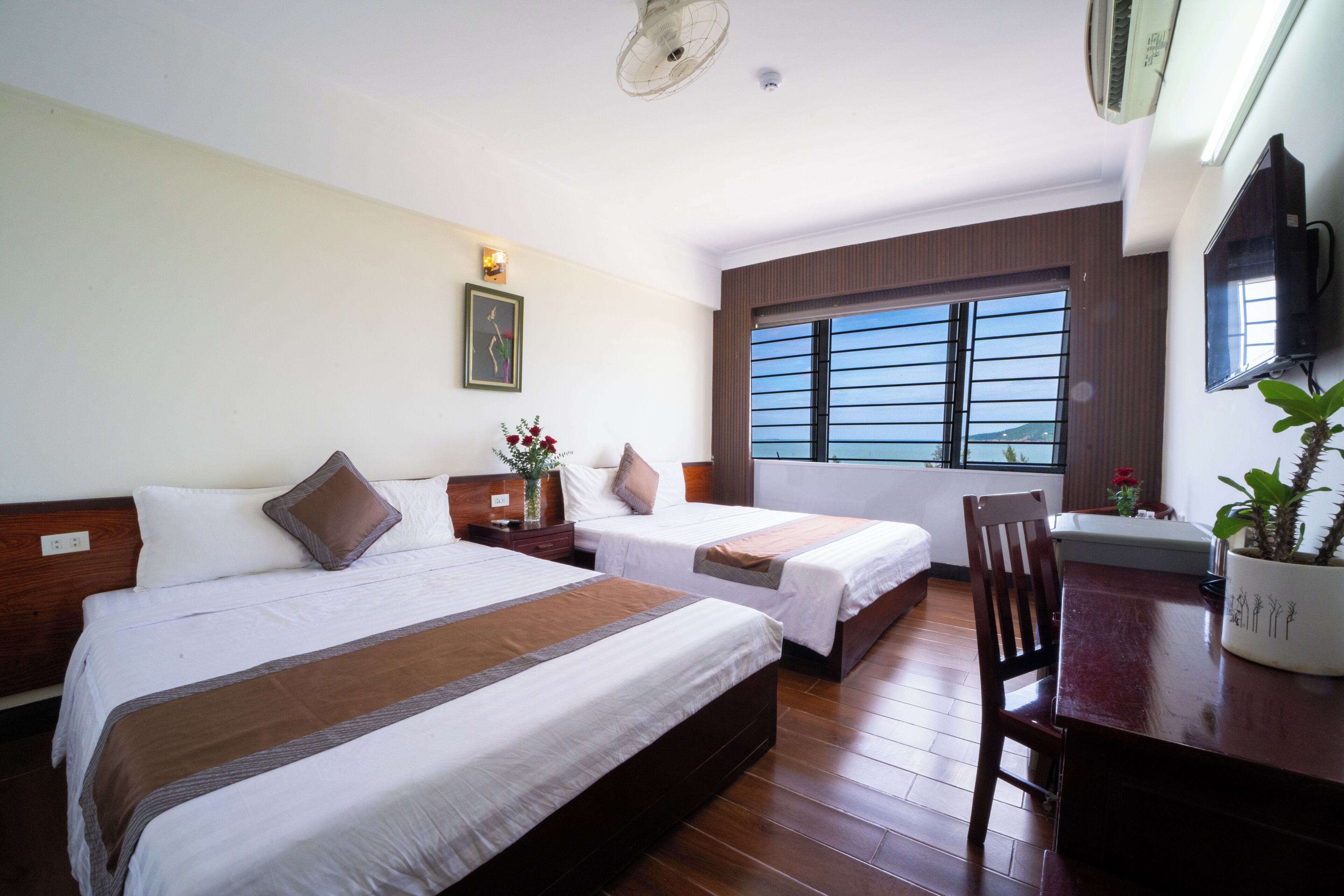 Panoramic Room, 2 Queen Beds | 1 bedroom, premium bedding, down comforters, individually furnished
