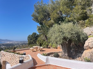 Outdoor dining - Villa Blanca , Privacy & Prachtige Zeezicht ,paradijs in Altea (Altea)
