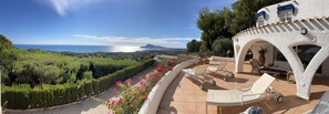 Terrace/patio - Villa Blanca , Privacy & Prachtige Zeezicht ,paradijs in Altea (Altea)