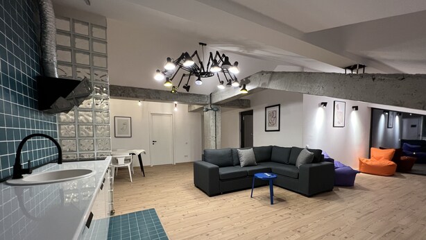 Living area - kazbegi apartments (Stepantsminda)