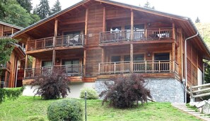 Exterior - Wifi, 100m from ski slopes, 1st floor, balcony, ski locker, 55m², Les Gets (Les Gets)