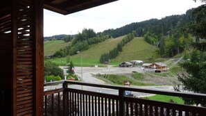 Property grounds - Wifi, 100m from ski slopes, 1st floor, balcony, ski locker, 55m², Les Gets (Les Gets)