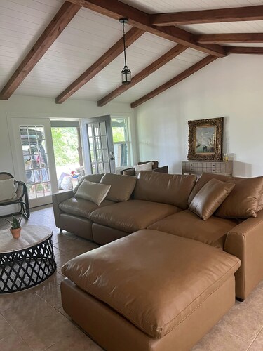 Secluded Texas oasis on 82 acres, our rustic retreat offers a private pond