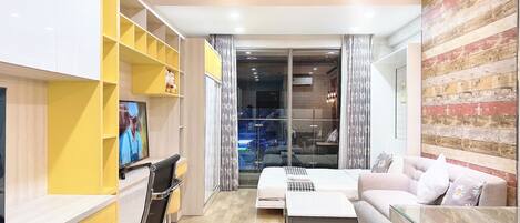 1 غرفة نوم وواي فاي وملاءات أسرّة