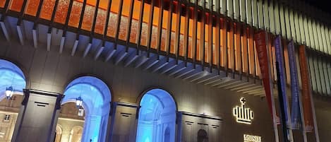 Blick von der Unterkunft